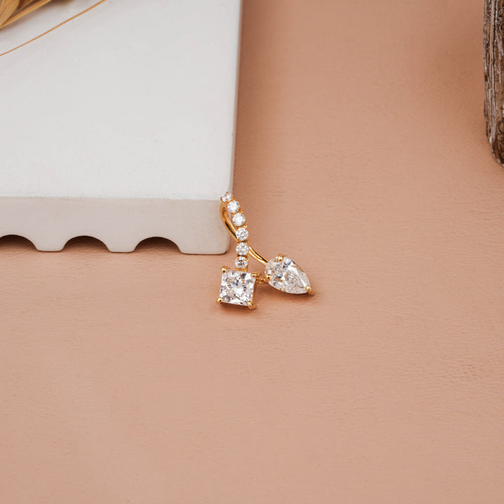 Pear Princess Cut Lab Diamond Pendant for Women