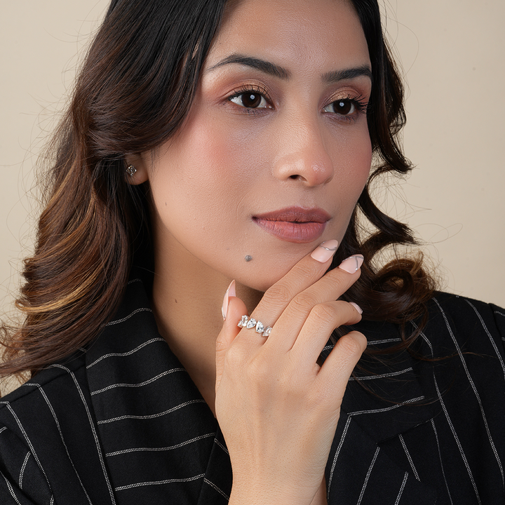 Pear Cut Diamond Eternity Wedding Bands for Women