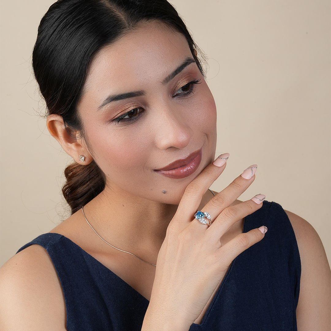 Heart & Marquise Lab-Grown Diamond Ring – Gift of Love